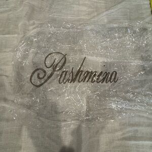 White Pashmina Wrap